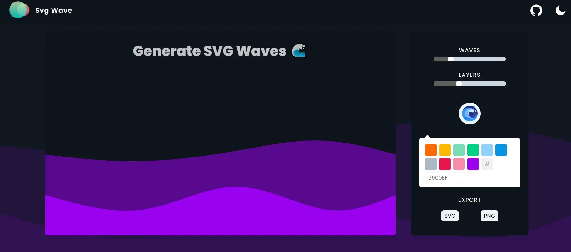 SVGWave:免费渐变波浪背景图案SVG波形生成器.webp