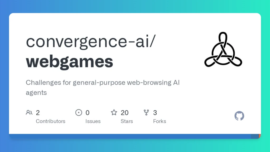 WebGames：开源的网页浏览AI智能体能力评估工具
