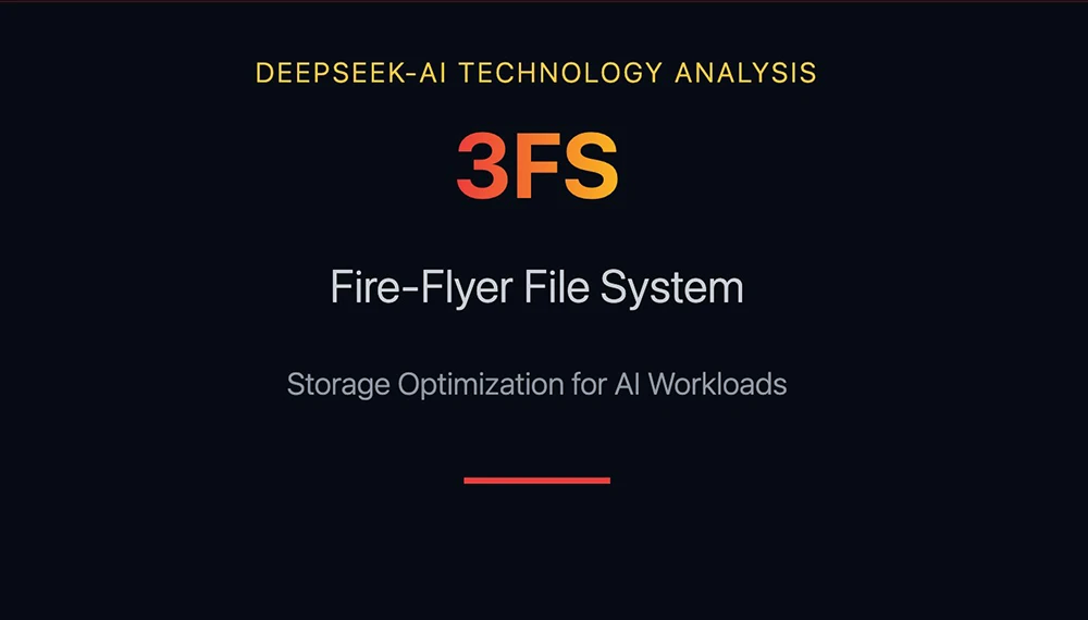 DeepSeek开源周第五天开源项目：3FS，高性能分布式文件系统。