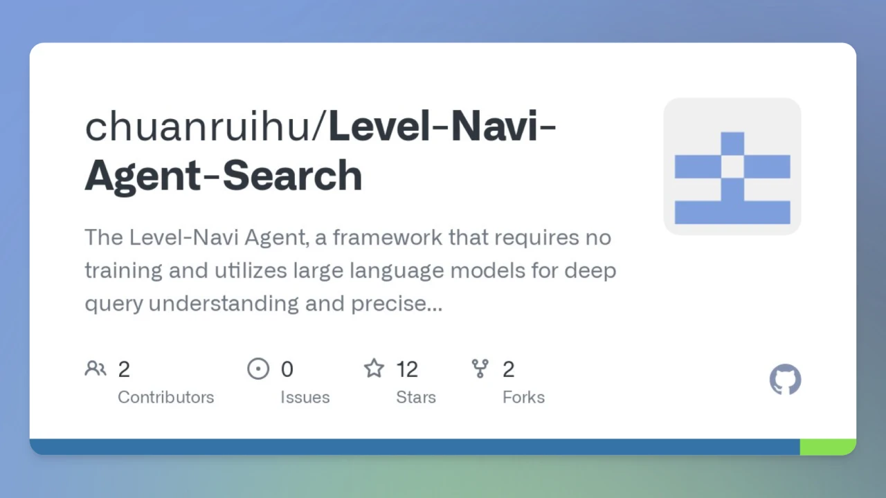Level-Navi Agent:一个开源的、通用的网络搜索代理框架