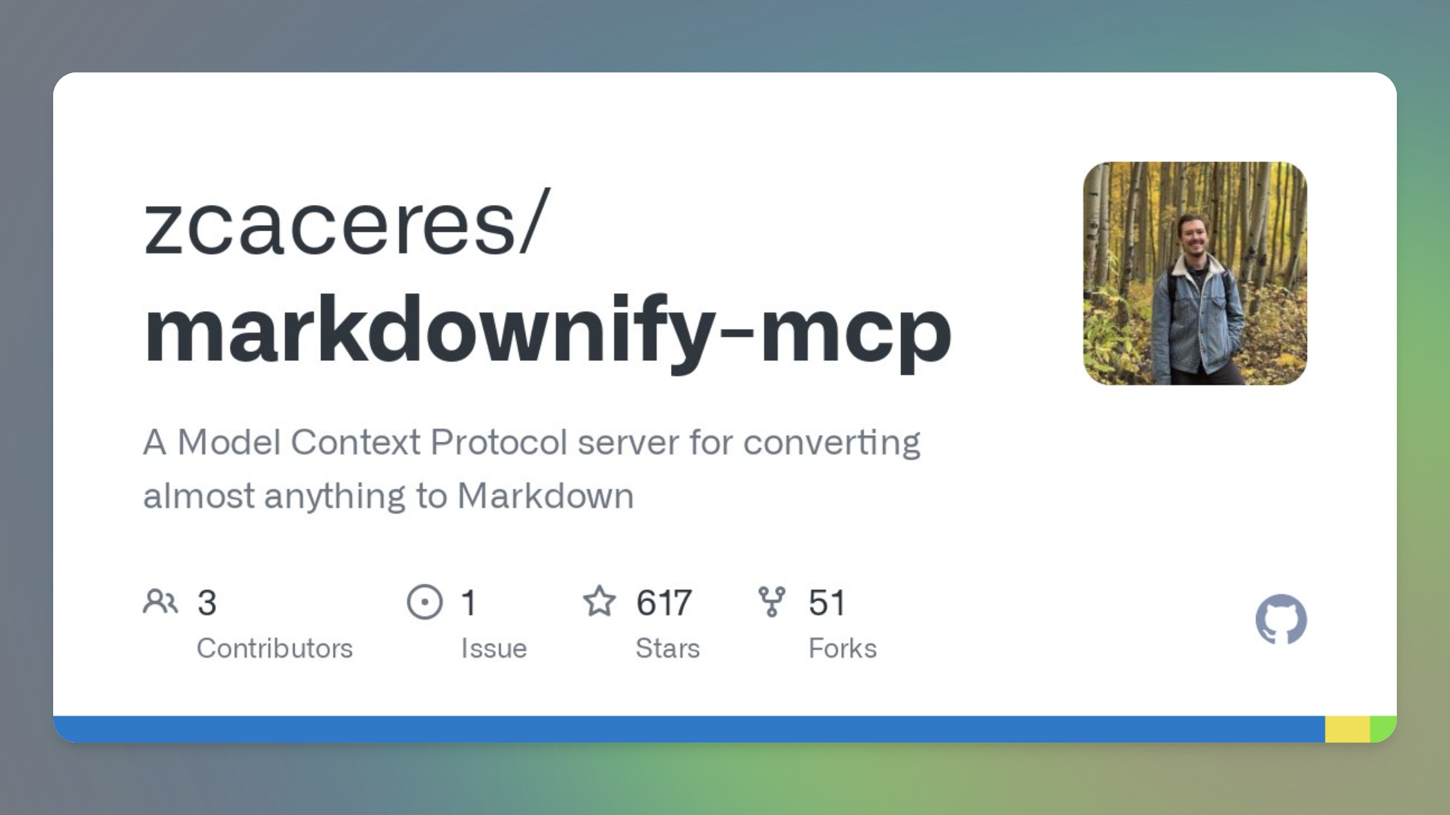 Markdownify-MCP：能将多种文件类型和网页内容转换为Markdown格式