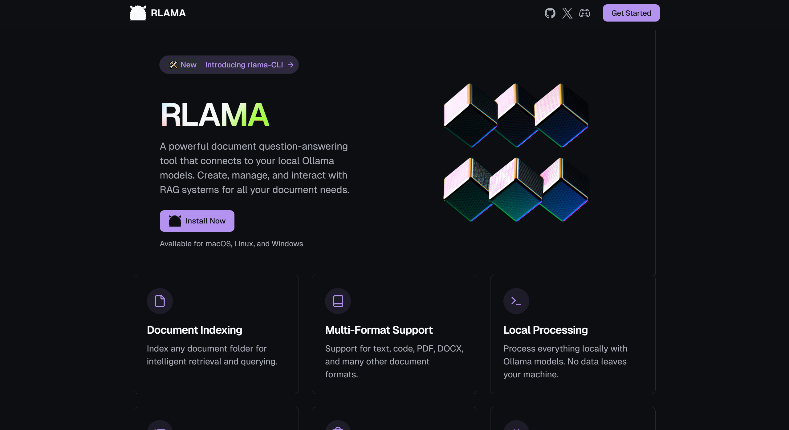 RLAMA：开源的本地文档问答工具，可高效管理和检索文档